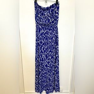 Susana Monaco strapless maxi dress M